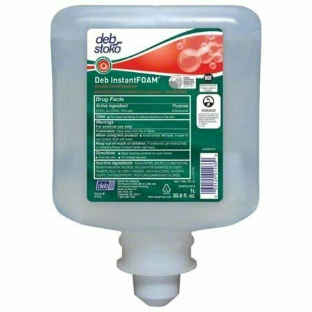 SC JOHNSON PROFESSIONAL InstantFoam Hand Sanitize Cartridge Clear Unscented 1000mL, 6PK IFC1L